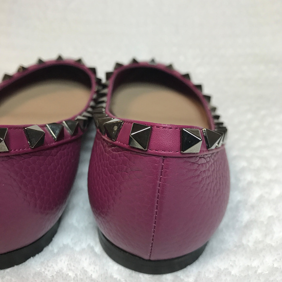 Valentino Rockstud ballerinas flat shoes - Picture 5 of 8